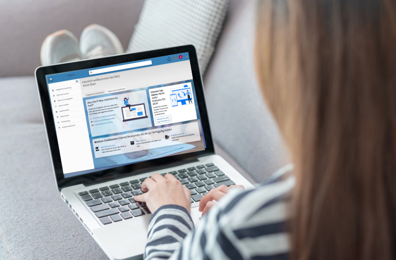 Lernen bequem und digital in der Lernplattform